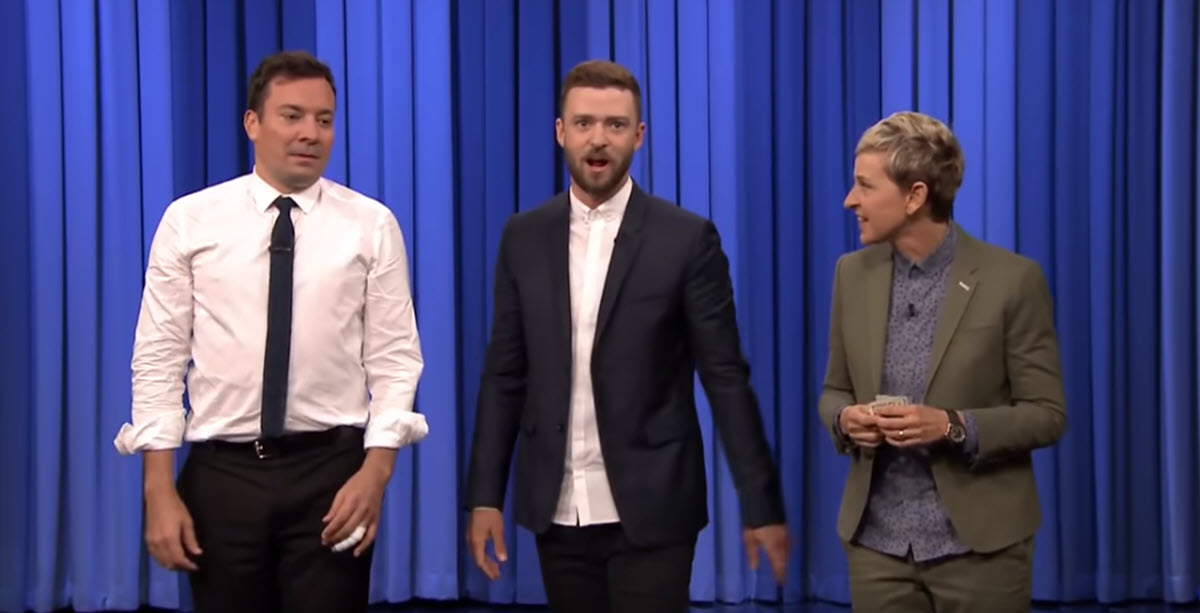 Jimmy Fallon and Ellen DeGeneres Go Toe-To-Toe with Hilarious Lip-Sync Battle