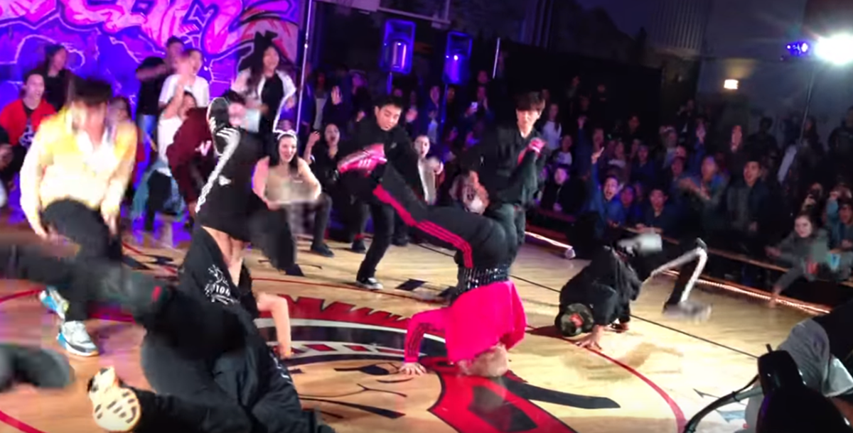 60-Year-Old Teacher Brings Down the House Dancing and Spinning on Her Head to ‘Uptown Funk’