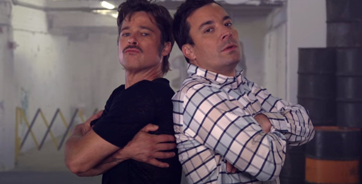 Jimmy Fallon and Brad Pitt Get Jiggy with It in a ‘Breakdance Conversation’ Skit for the Ages