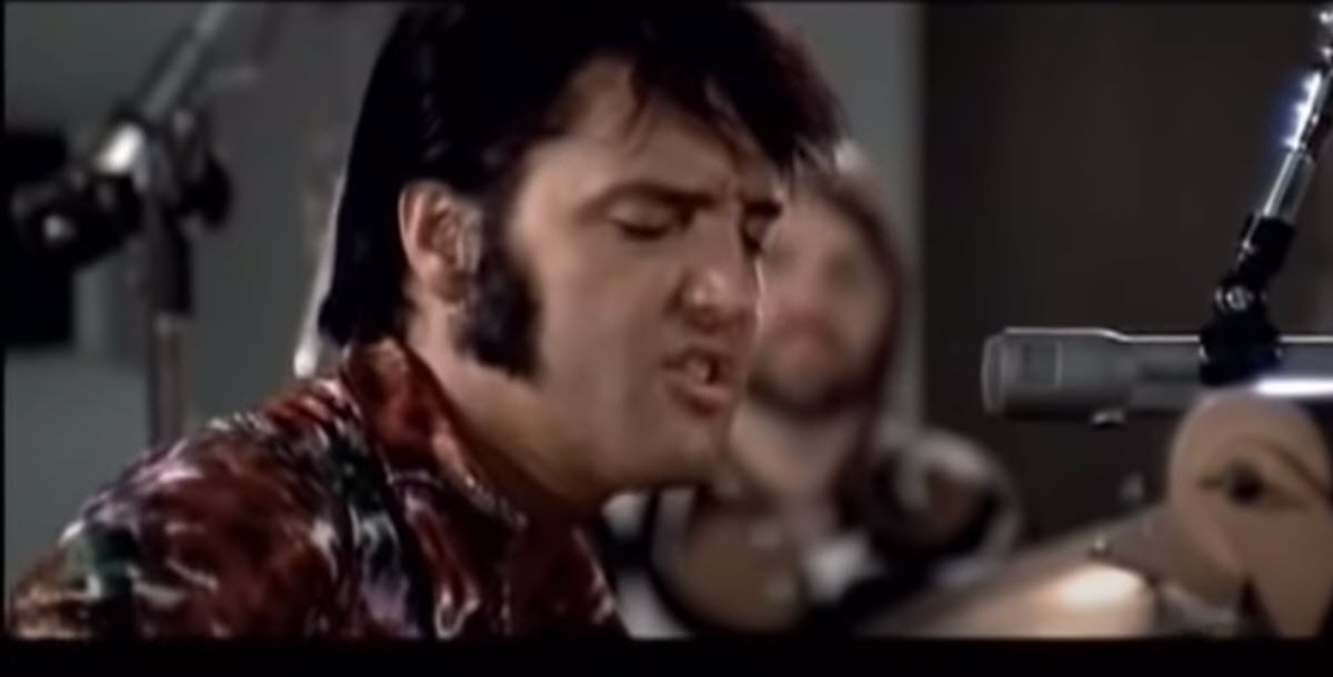 Rare Footage of Elvis Presley Rehearsing ‘Little Sister’ and ‘Get Back’ Blend in Studio