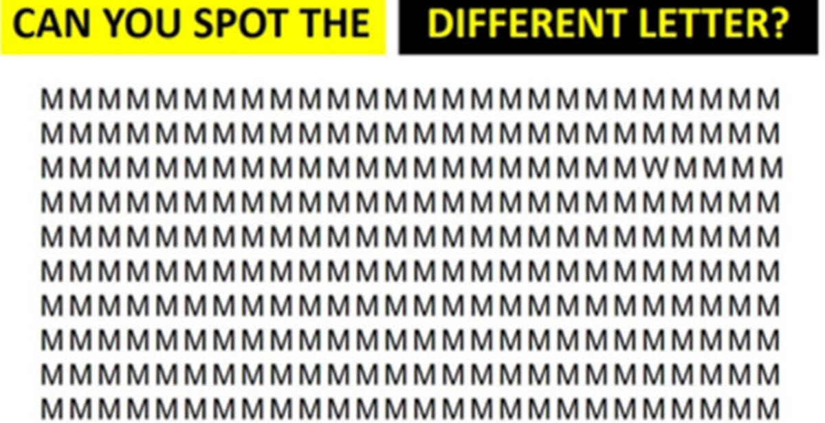 If You Can You Find the Secret Hidden Letter, You May Be a Super Genius