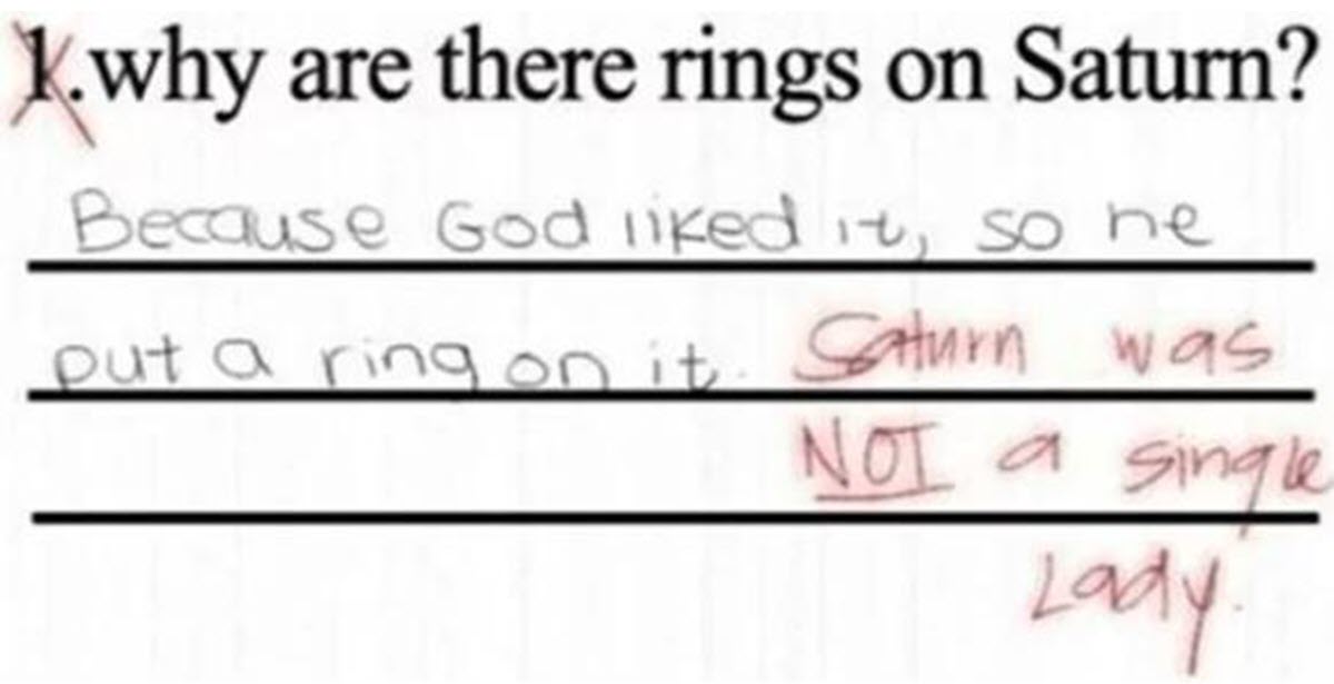 15 Priceless and Hilarious Answers Students Wrote on Their Exams