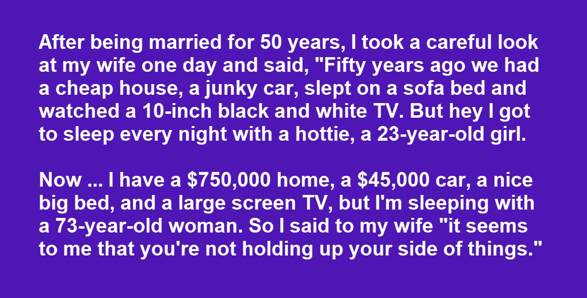 Man Threatens to Leave Wife for Younger Woman, She Has Best Response Ever