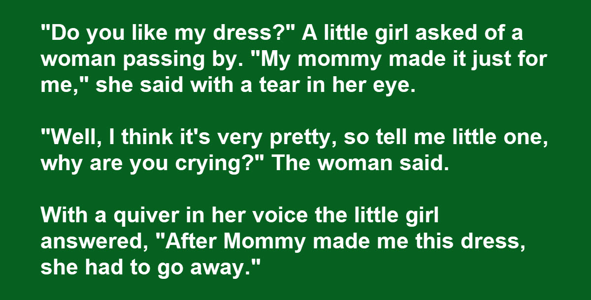 It Looked like a Simple Dress, but Then the Little Girl Explained What It Meant