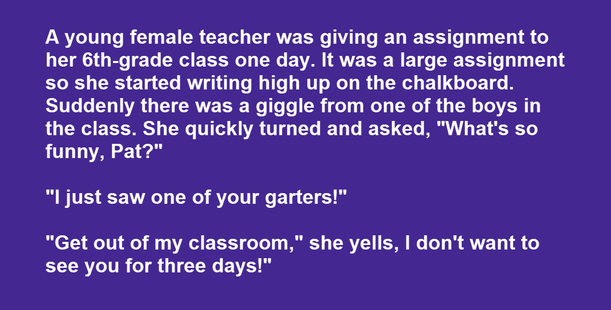 Teacher Accidentally Shows Too Much Skin to the Wrong Student