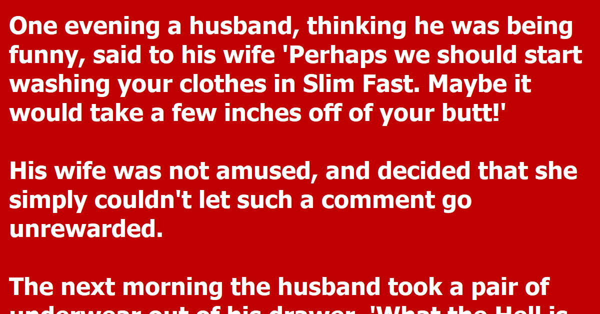 Husband Says Something Rude To His Wife And She Gets The Best Revenge