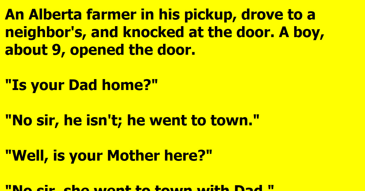 A Farmer’s Neighbor Comes To Give Him The Bad News About His Pregnant Daughter