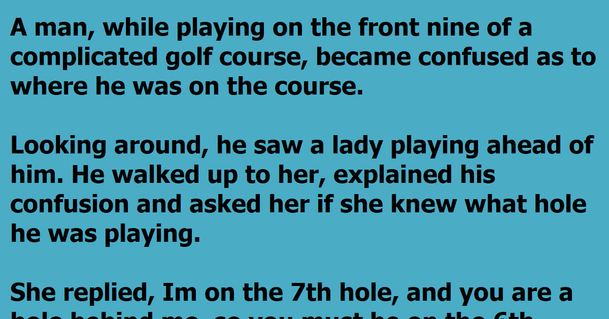 A Man Meets His Soul-Mate On The Golf Course And They Don’t Even Know It