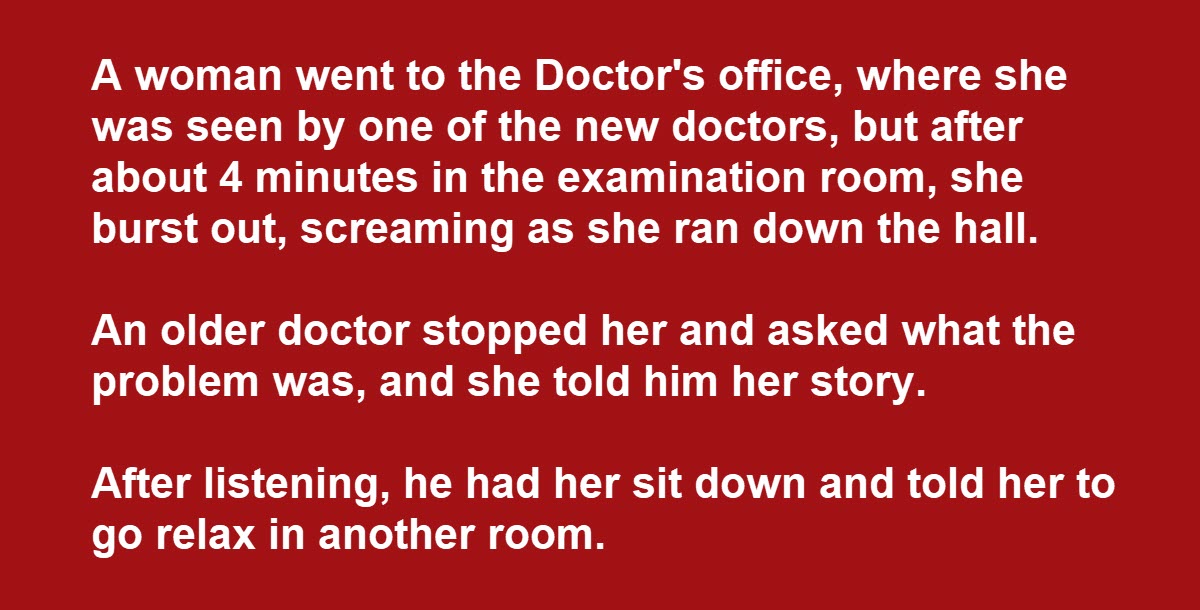 Older Woman Visits the Doctor and He Scares Her Senseless