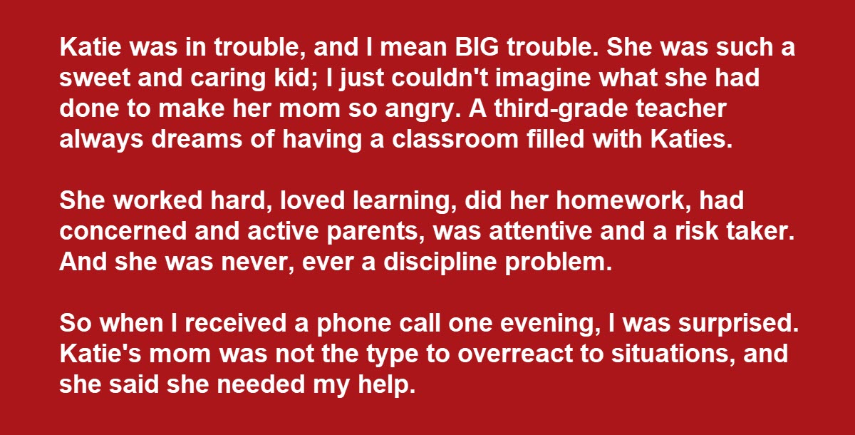 Their Daughter Was Lying to Them, Pleads With Teacher to Find Out Why