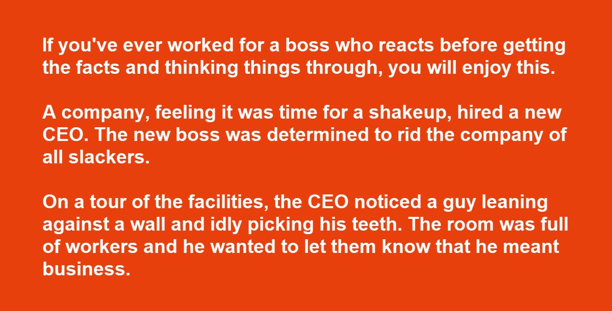 Abusive CEO Makes the Biggest Mistake Ever