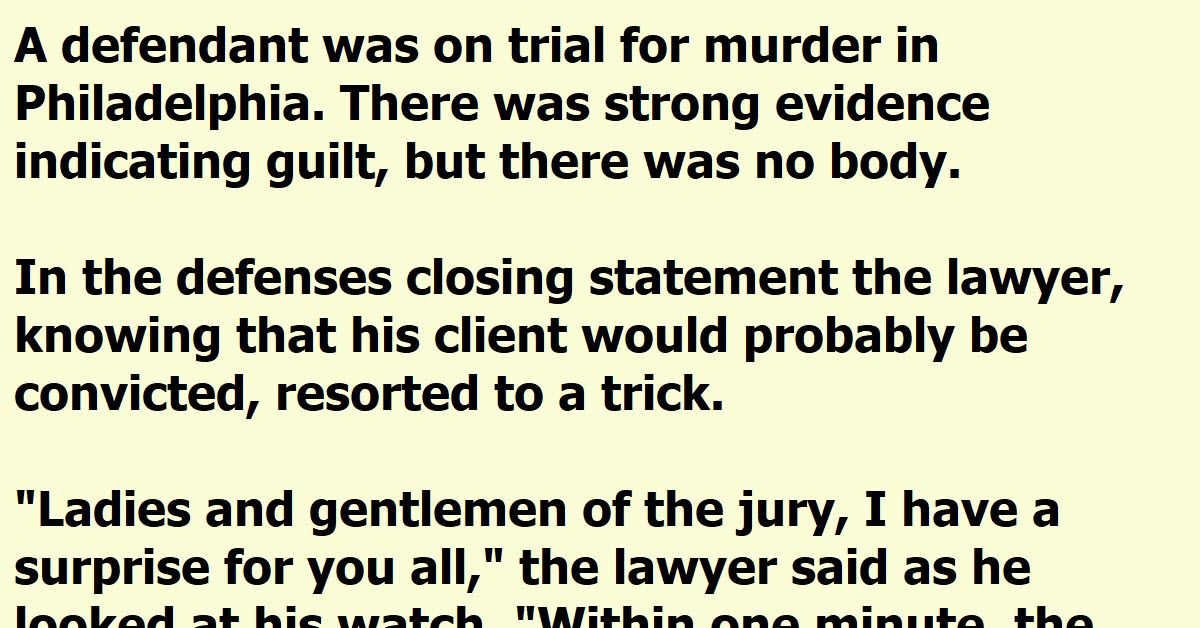 A Jury Has To Decide ‘Guilty Or Not Guilty’ After Being Lied To By A Lawyer