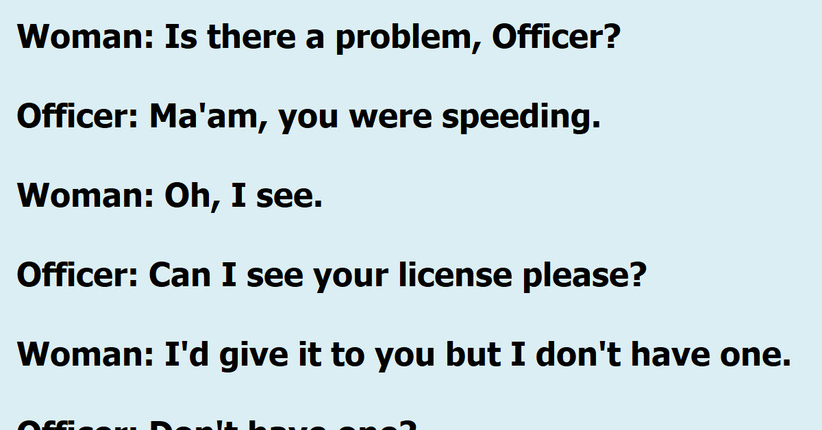 An Old Lady Beats A Traffic Ticket With A Flawless Excuse