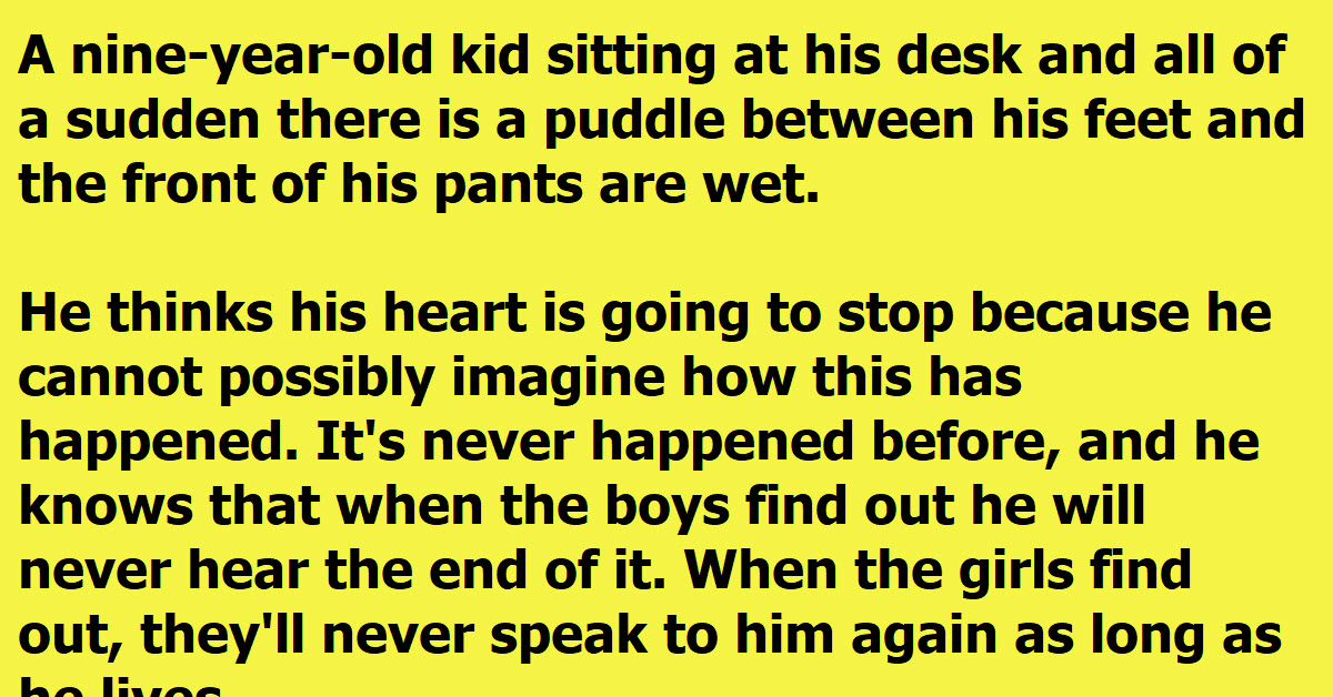 A Boy Gets An Unexpected Answer To His Prayers When He Wets His Pants At School