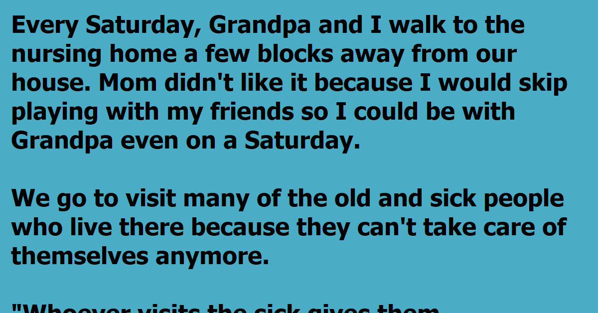 A Young Girl Learns A Valuable Lesson When She Visits The Nursing Home With Her Grandfather