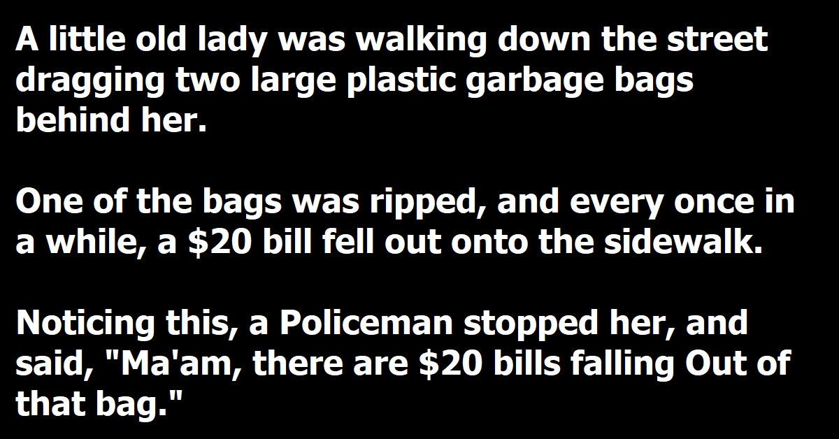 An Old Lady Comes Up With A Brilliant Plan To Trick Men Out Of Their Money And The Cops Get Involved