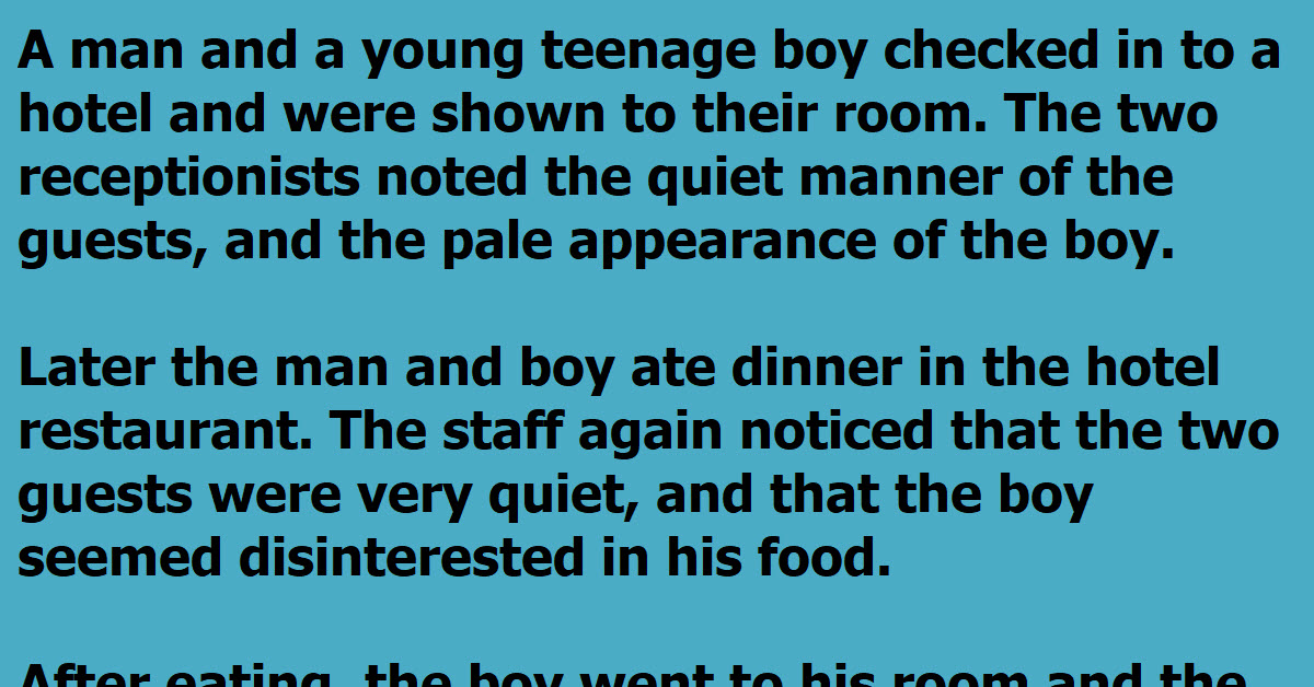 A Father Pulls Aside The Restaurant Manager To Inform Him About His Dying Son