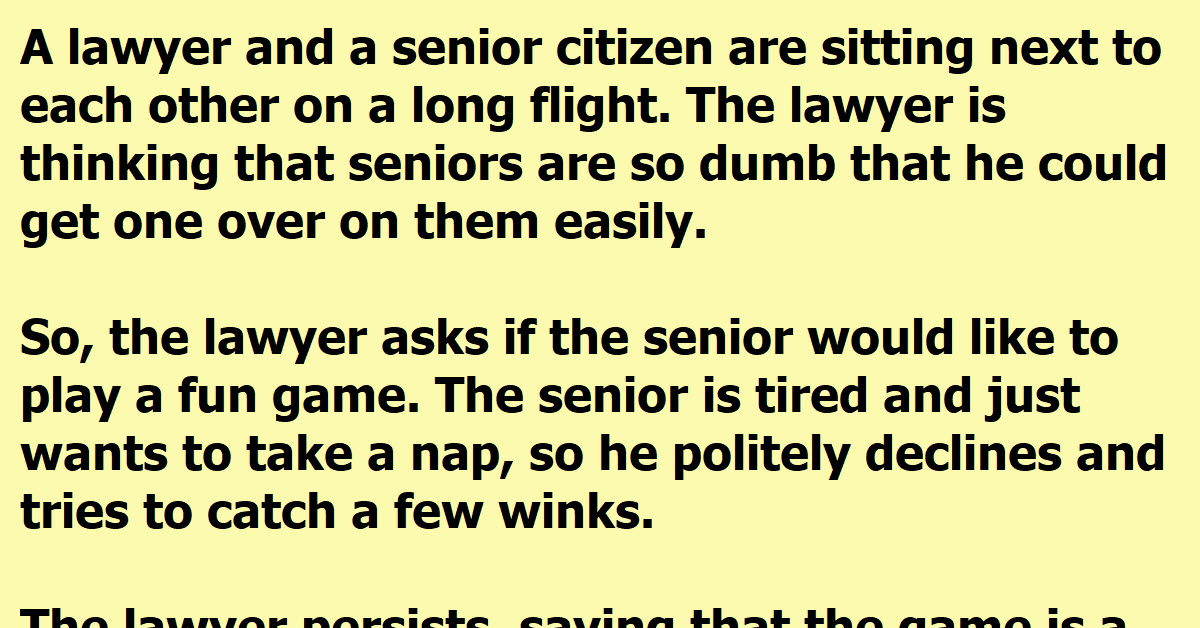 A Lawyer Tries To Pull A Fast One On A Senior And Then He Learns It Was A Big Mistake