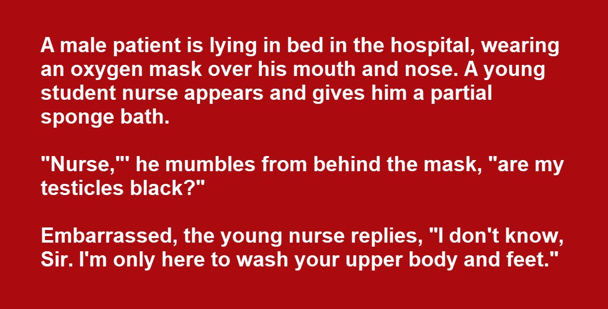 A Nurse Horribly Misunderstands a Male Patient, Does Something Inappropriate