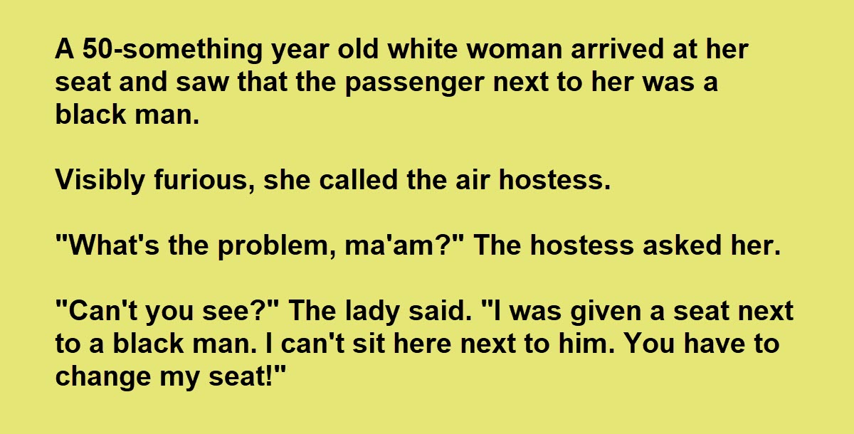 Racist Woman Is Disgusted at Having to Sit Next to a Black Man, Plane Full of People Intervene