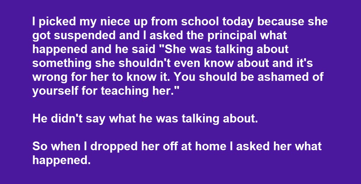 Woman’s Niece Gets Suspended from School for All the Right Reasons