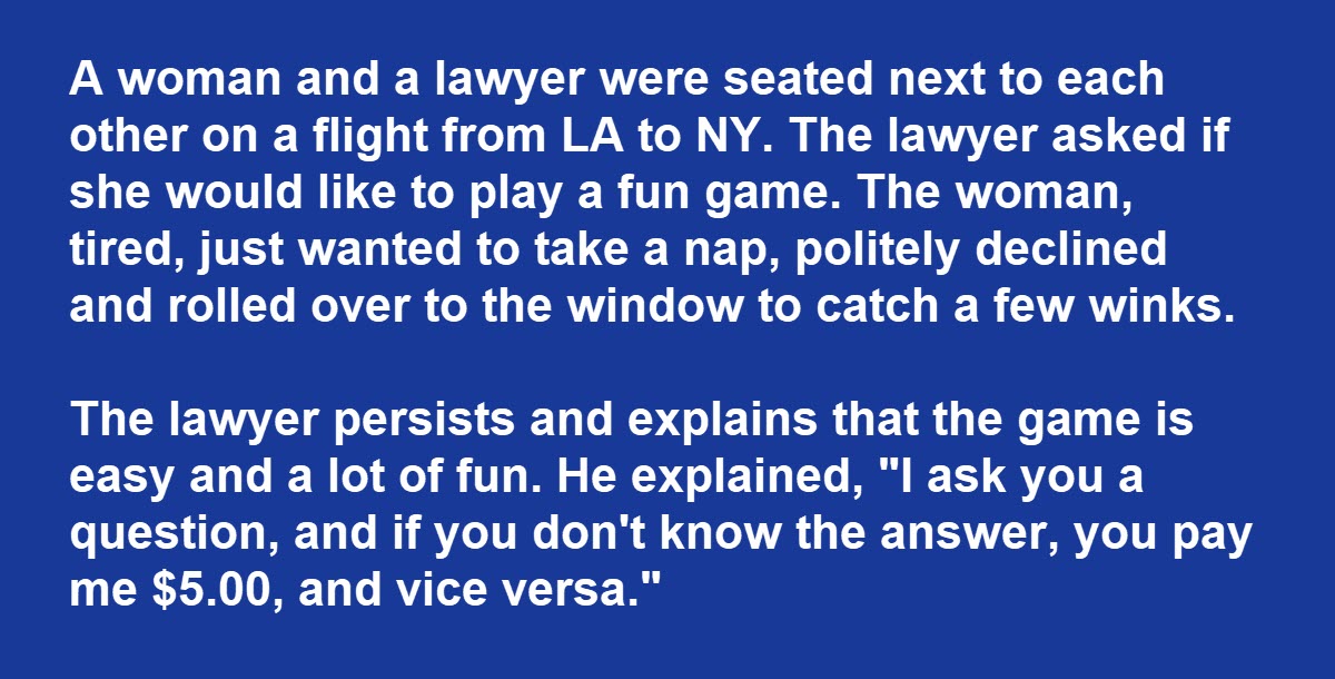 Woman on a Flight Shows How to Deal with a Sneaky Lawyer