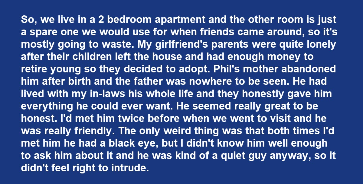 Couple Lets a Strange Guy Move Into their Home, the Man Instantly Regrets It