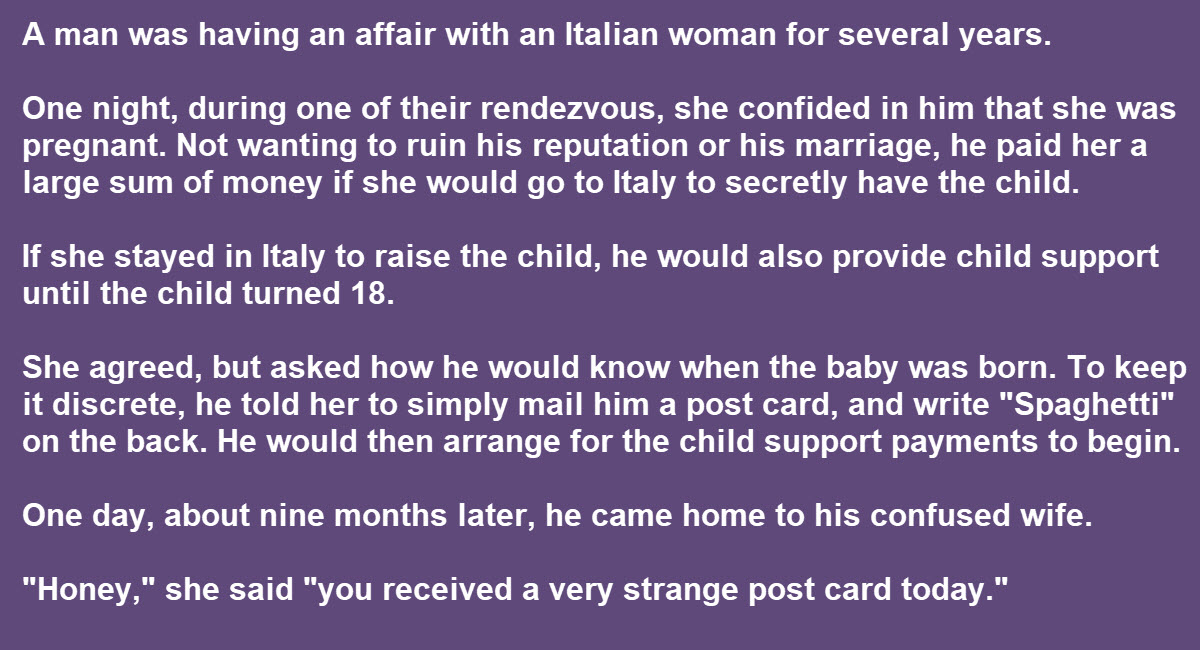 Cheating Husband Attempts to Hide His Secret Affair in Italy Until One Day His Wife gets a Strange Letter