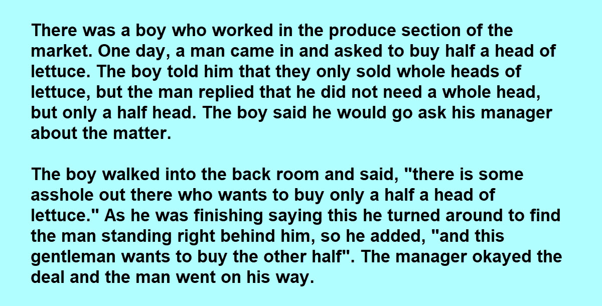 New Worker Impresses His Boss with His Quick Wit, Risks Getting Fired Anyhow