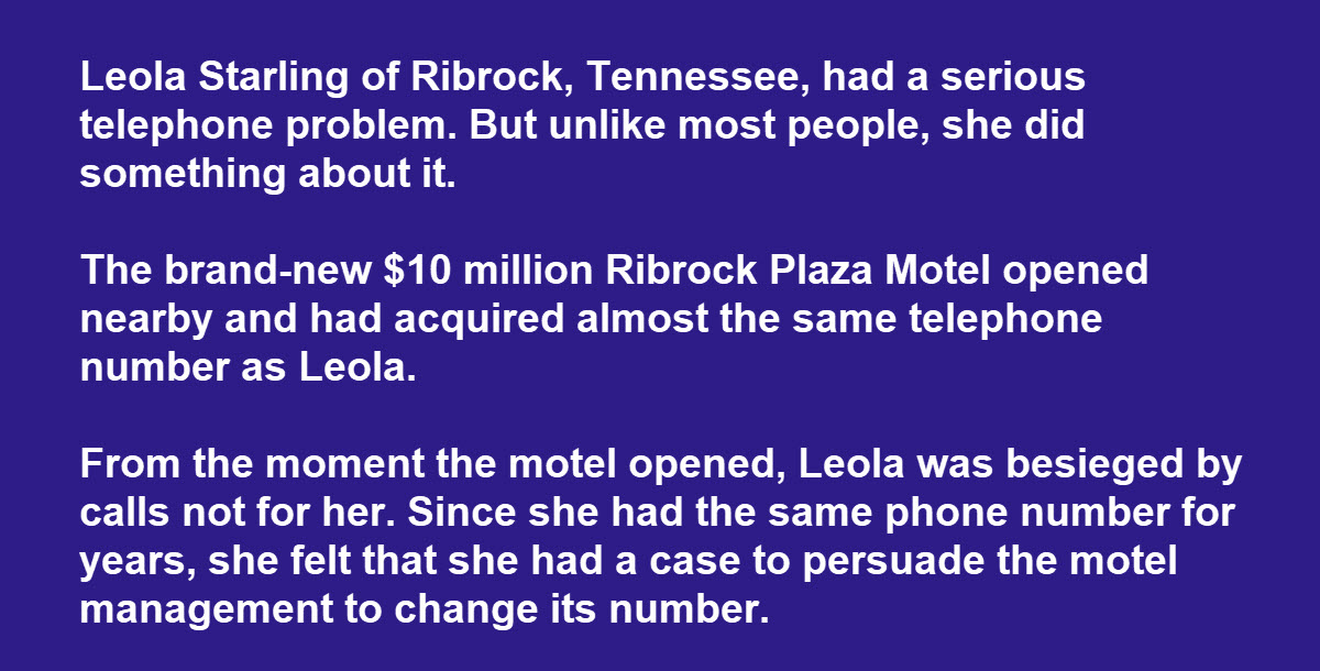 Hotel Refuses to Change Their Phone Number, Woman Gets the Best Revenge