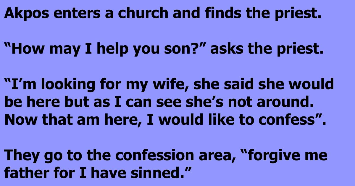 A Priest Gets The Fright Of His Life During A ‘Normal’ Confession