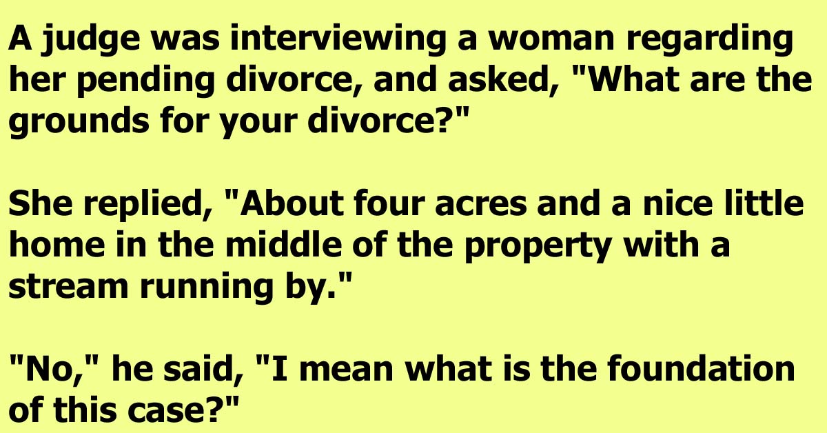 Judge Gets The Strangest Reply When A Woman Asks Him To Grant Her Divorce