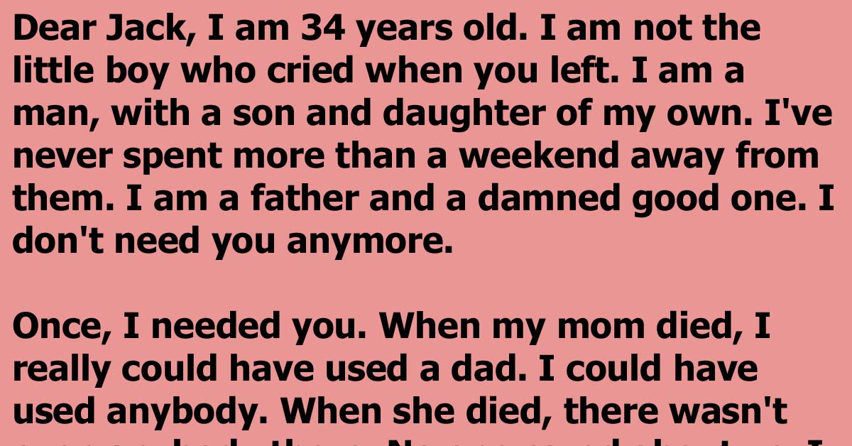 A Man Wants To Meet His Adult Son After Abandoning Him When He Was 2-Years-Old