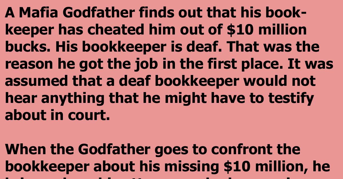 Mafia Godfather Has To Threaten His Deaf Bookkeeper Using A Translator