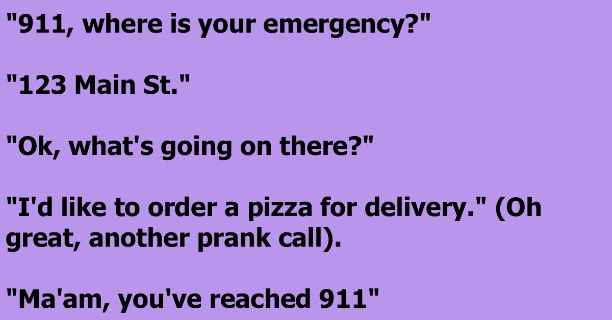 911 Operator Gets The Strangest Call But Within Minutes, They Are Able To Save A Life