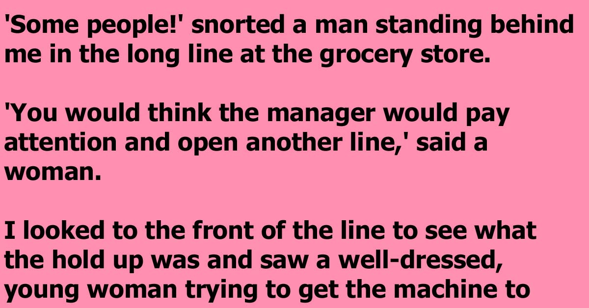 Rude Man In Line Has A Fit When He Sees A Young Woman Using A ‘Welfare Card’