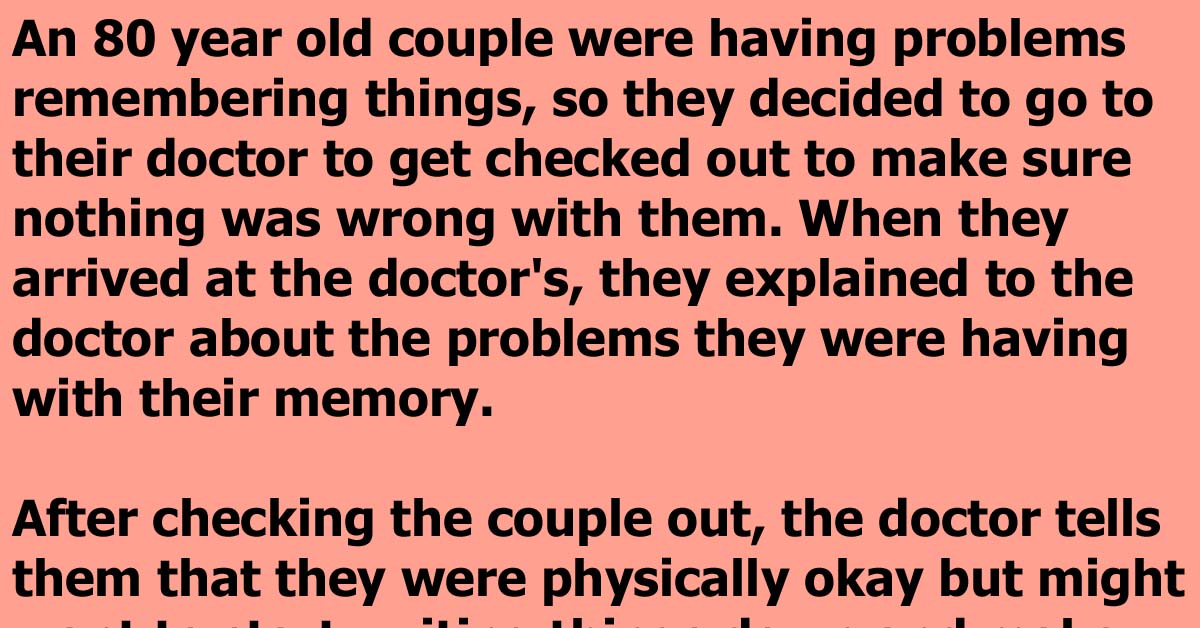 Doctor Tries To Help Old Couple With Their Memory But I Don’t Think It’s Working