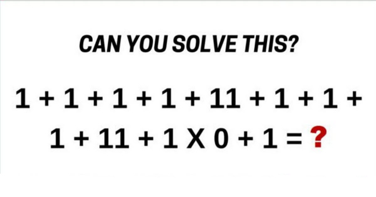 Don’t Give Yourself A Headache While Trying To Solve This ‘Simple’ Math Problem