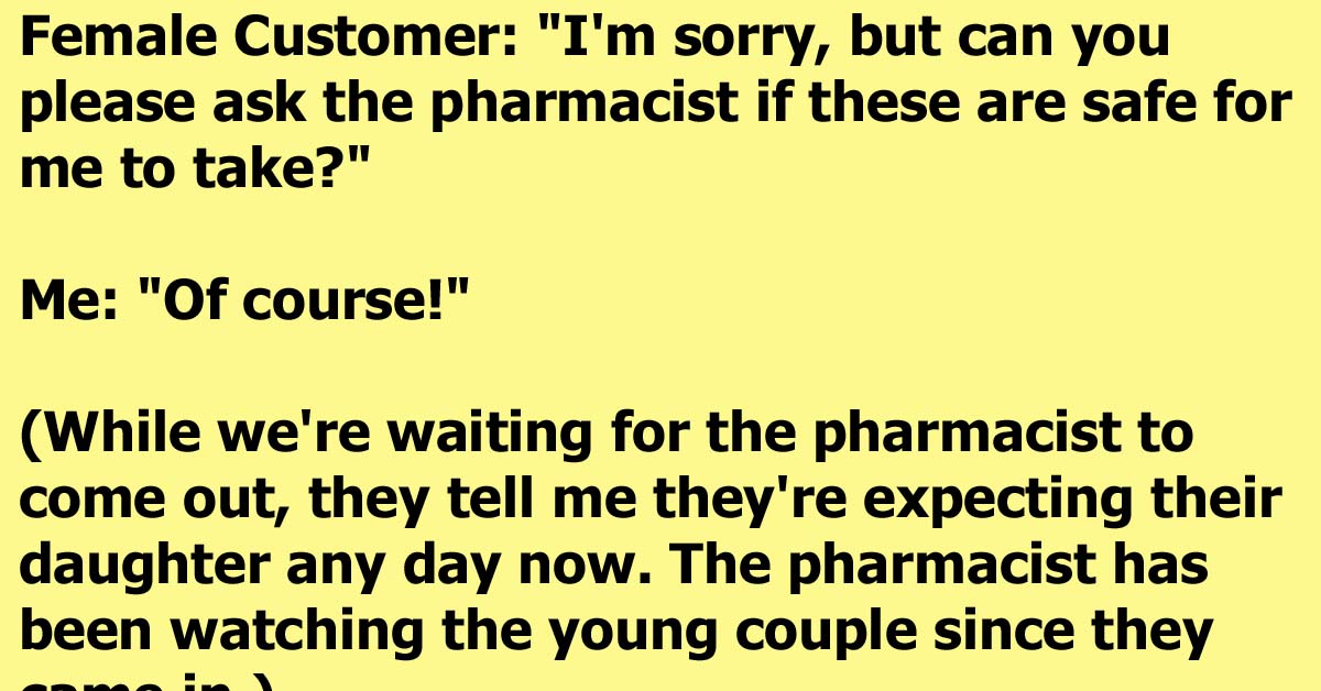 Young Couple Receives Some Unexpected Human Kindness At The Drug Store