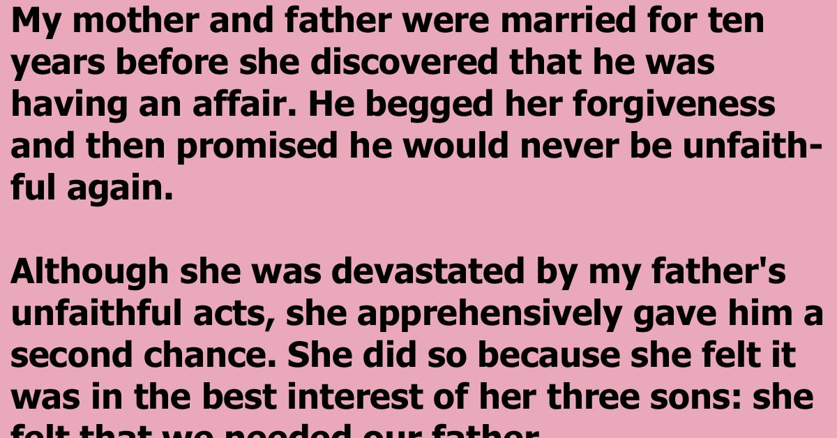 A Mother Showed Her Children By Example How Anything Is Possible After She Catches Her Husband Cheating