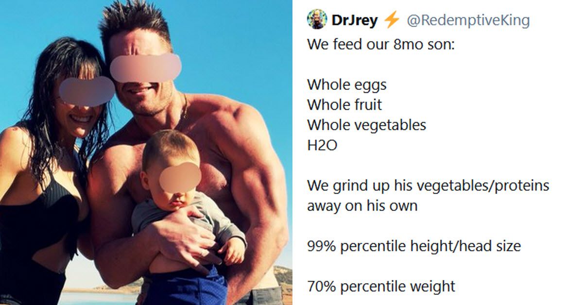 Nobody Likes This Fitness Dad’s Restrictive Diet For His 8-Month-Old