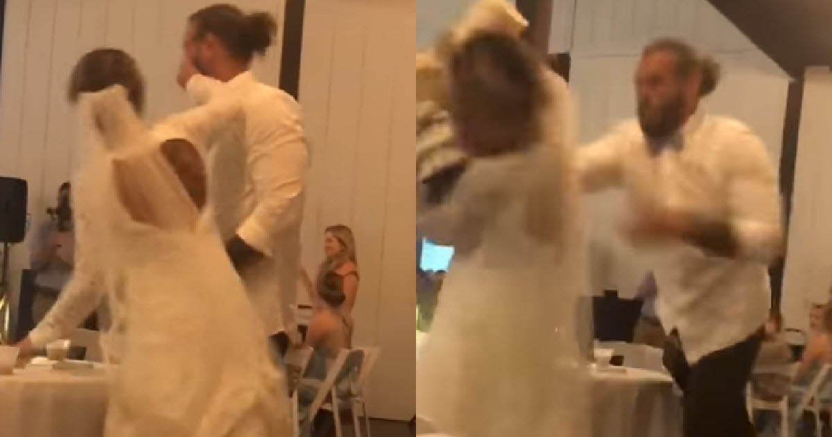 Many Calling for Bride to Divorce Groom After He Smashes Entire Cake Tier Into Her Head