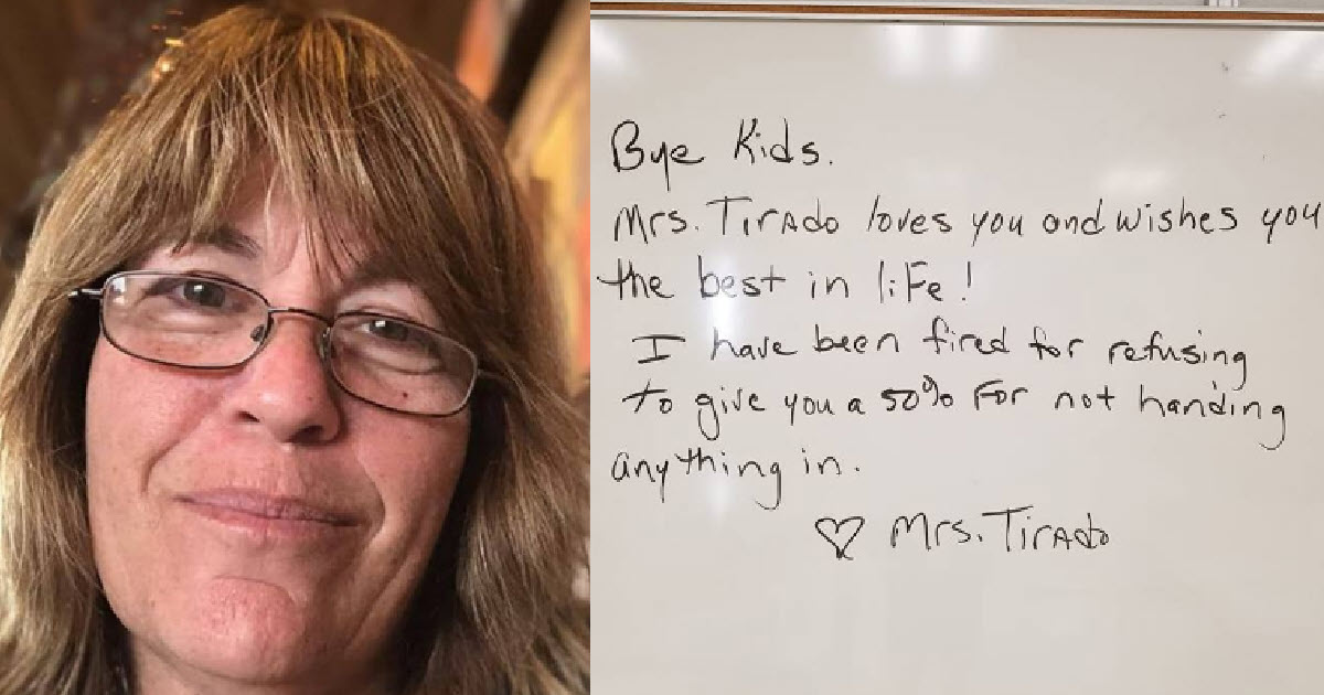 Teacher Fired For Giving Students Who Refused to Turn in Any Work Zeroes