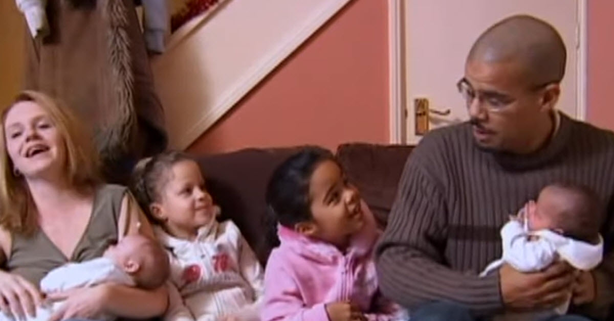 British Parents Have Bi-Racial Twins Twice