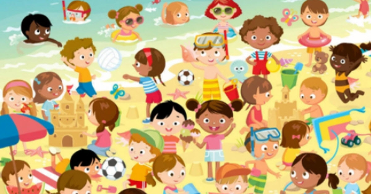 They Lost The Twins On A Crowded Beach. Can You Find Them Before It Is Too Late?